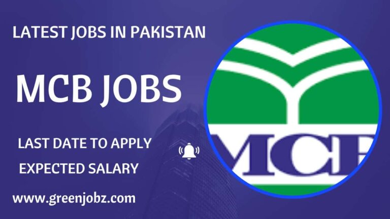 MCB Bank jobs 2023 – Latest www.mcb.com.pk jobs online apply