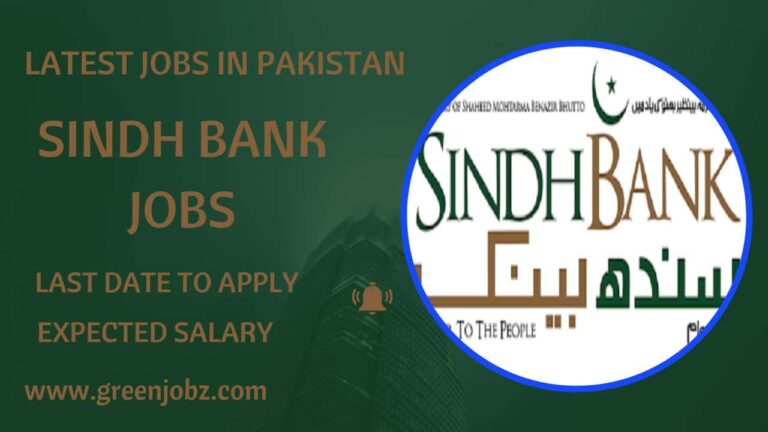 Sindh Bank jobs 2023 – Latest Sindh bank jobs online apply